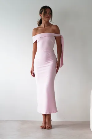 Amalthea Off the Shoulder Midaxi | Pink