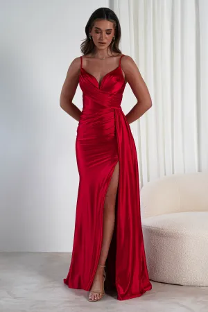 Ashleigh Bodycon Gown | Red