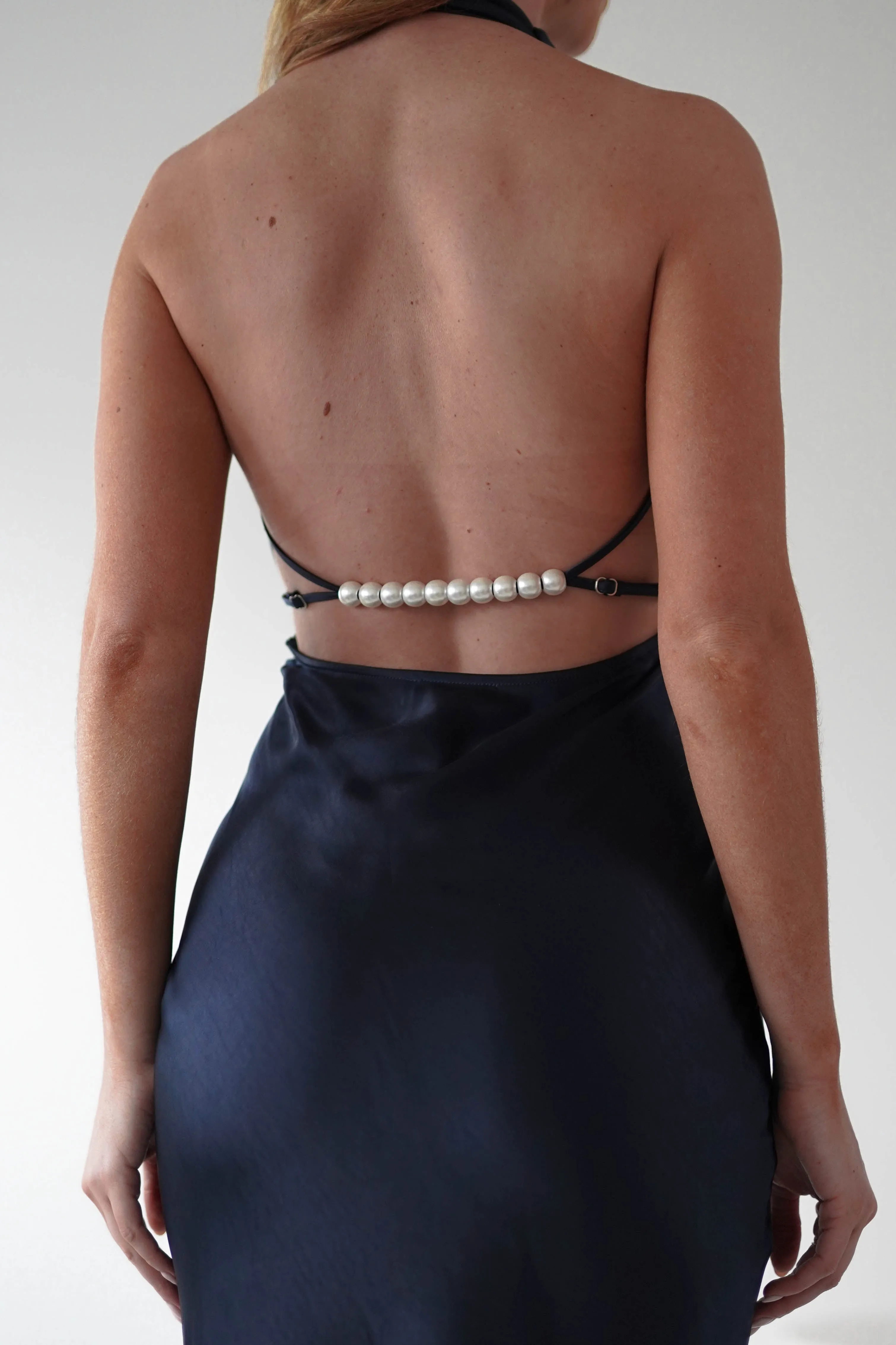 Capriana Pearl Back Maxi Dress  dress,evening dress,graduation dress,party dress,birthday dress,beautiful dress,dress,summer dress,beautiful dressNavy