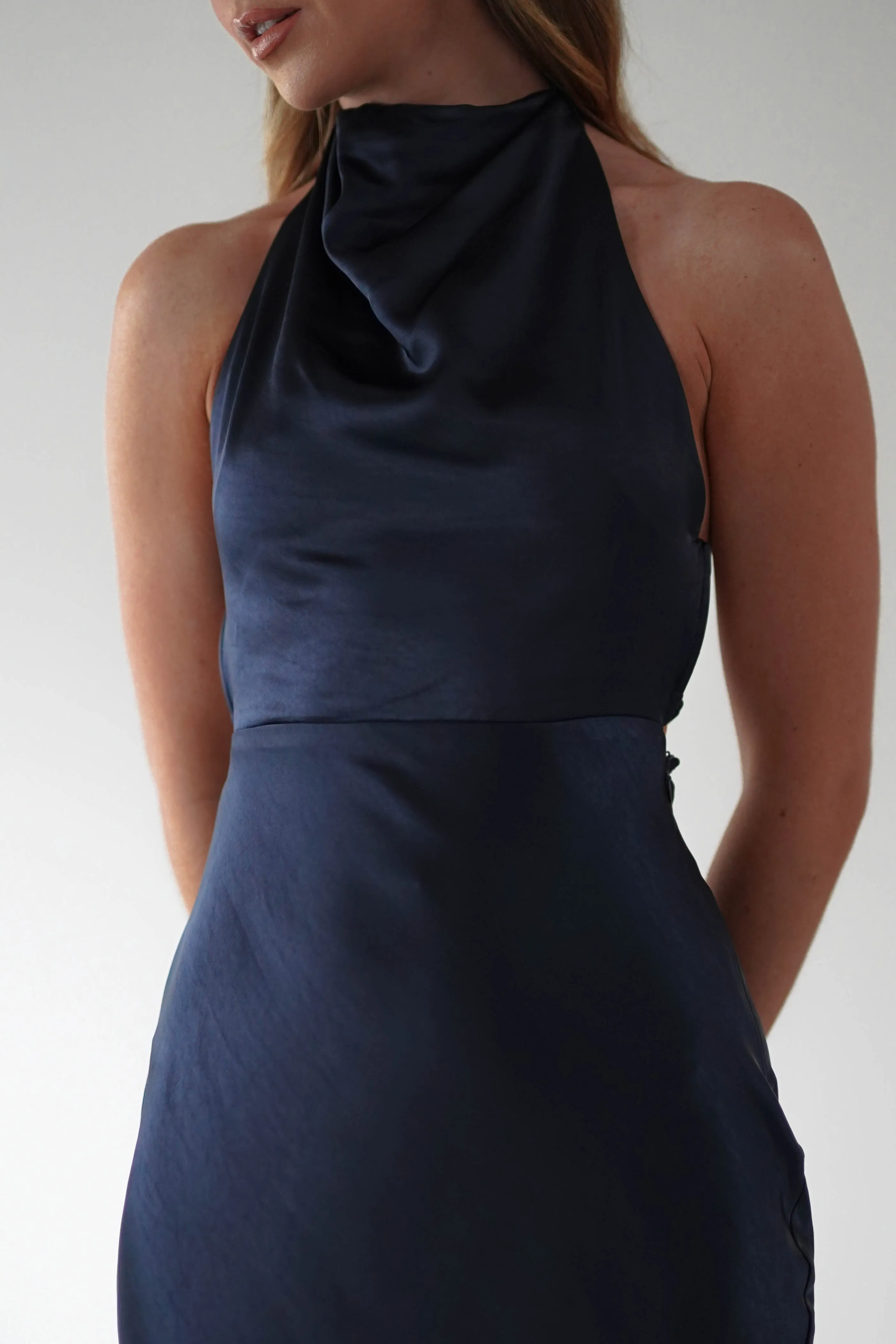 Capriana Pearl Back Maxi Dress  dress,evening dress,graduation dress,party dress,birthday dress,beautiful dress,dress,summer dress,beautiful dressNavy