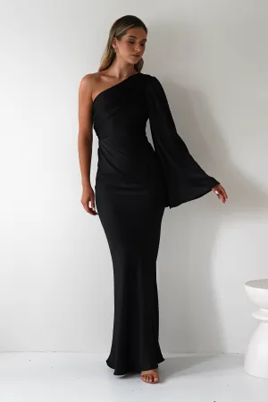 Elegance Silky Maxi Dress  dress,evening dress,graduation dress,party dress,birthday dress,beautiful dress,dress,summer dress,beautiful dressBlack