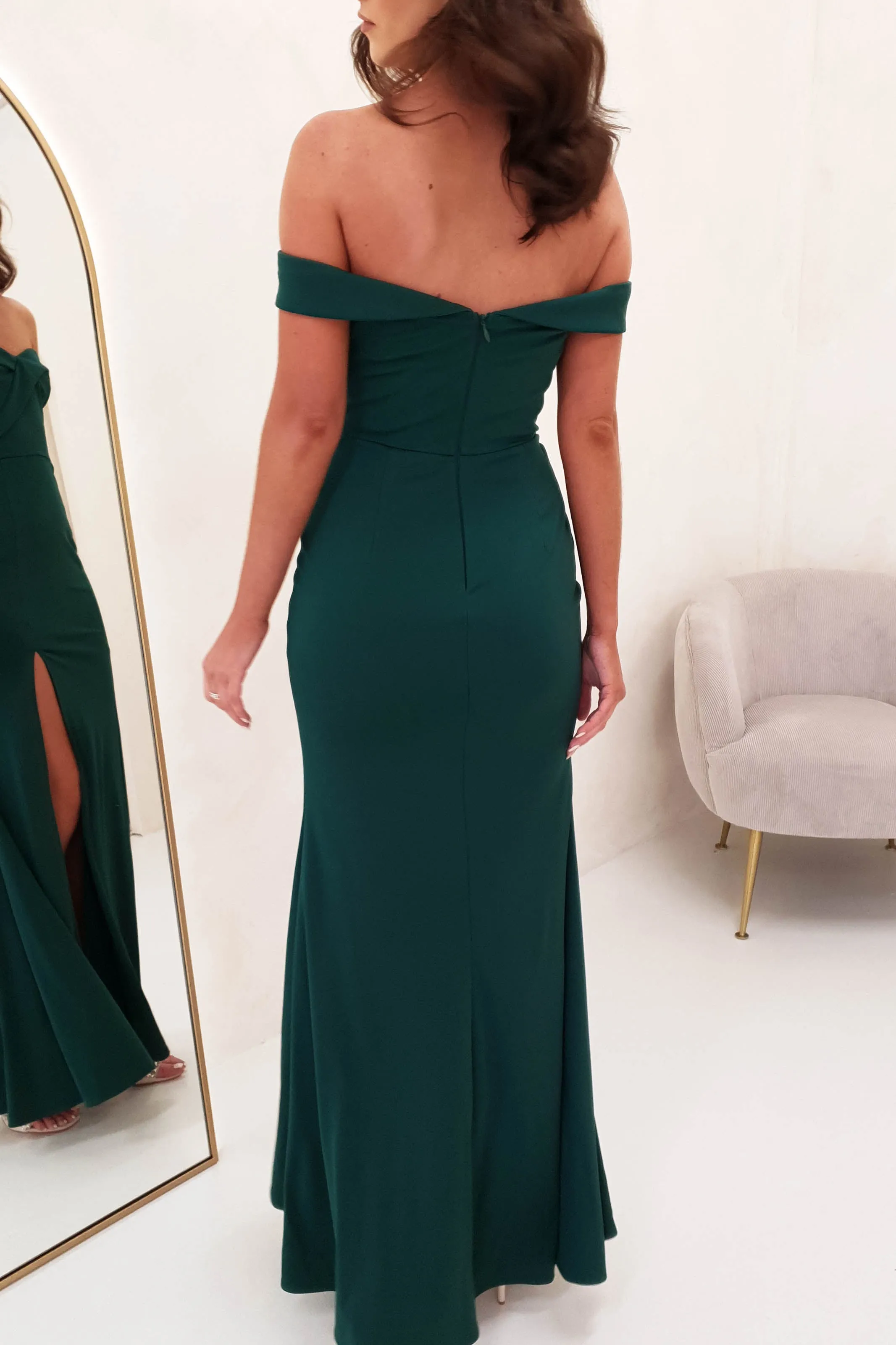 Felicity Bodycon Gown | Dark Green
