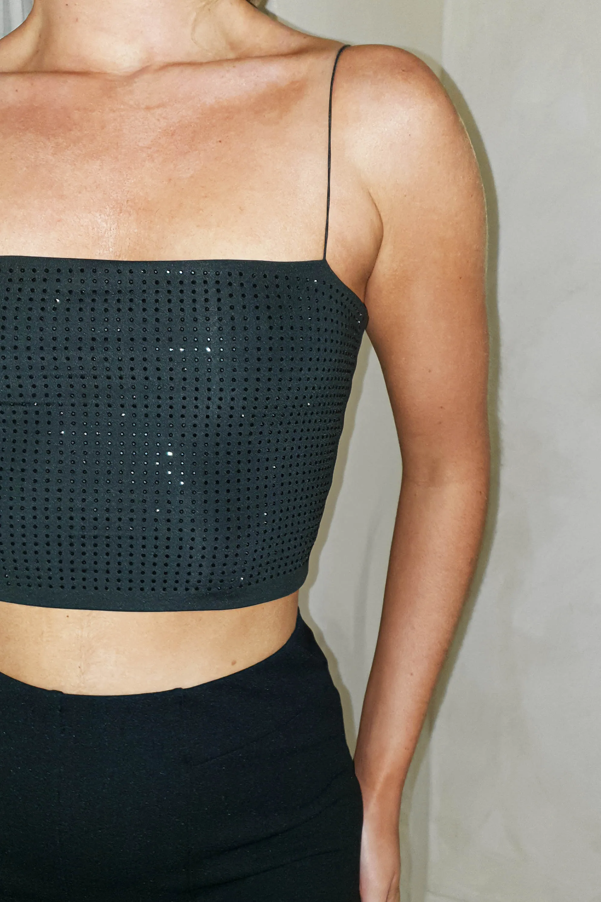 Jesse Diamante Top | Black