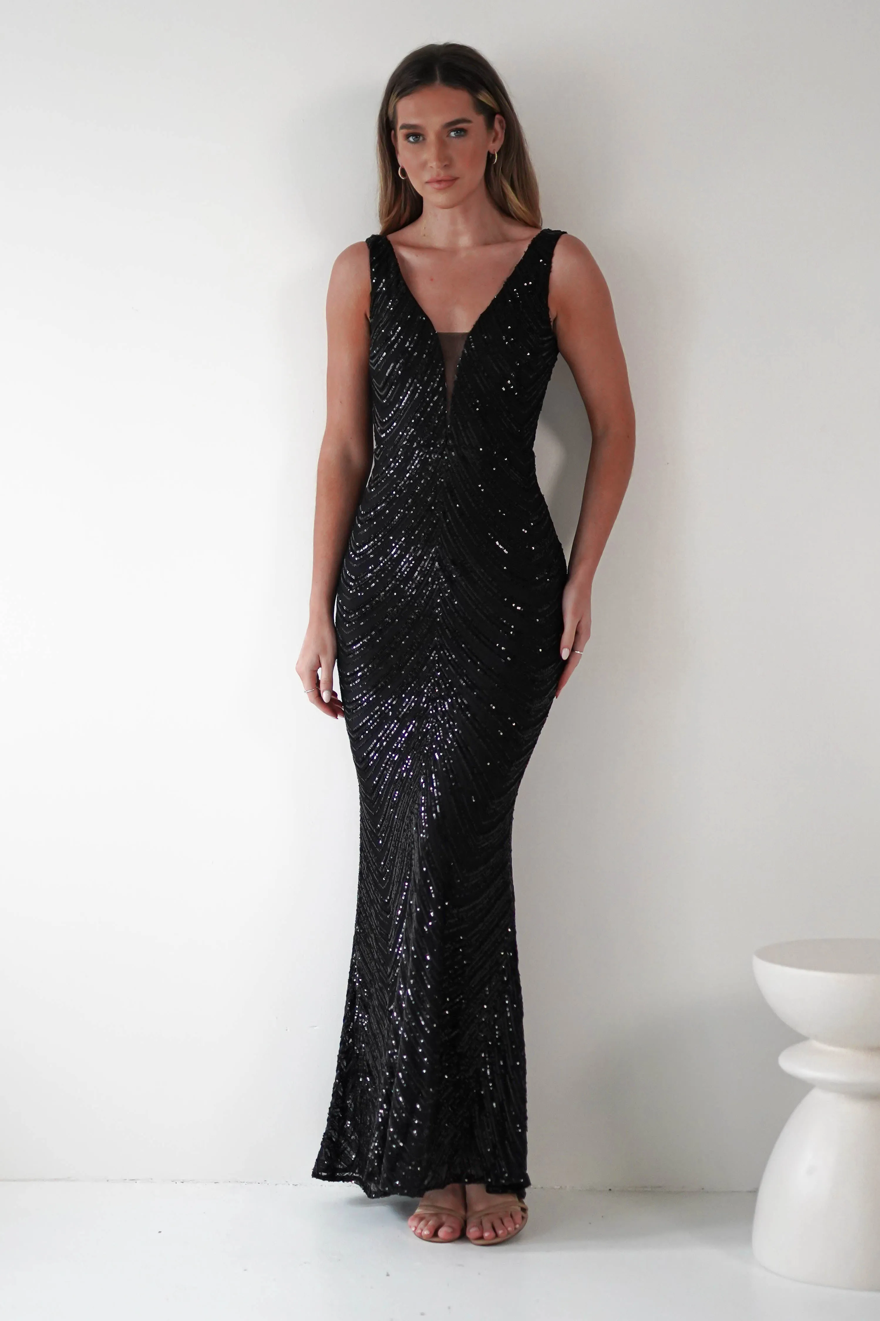 Julietta Sequin Bodycon Maxi Dress  dress,evening dress,graduation dress,party dress,birthday dress,beautiful dress,dress,summer dress,beautiful dressBlack