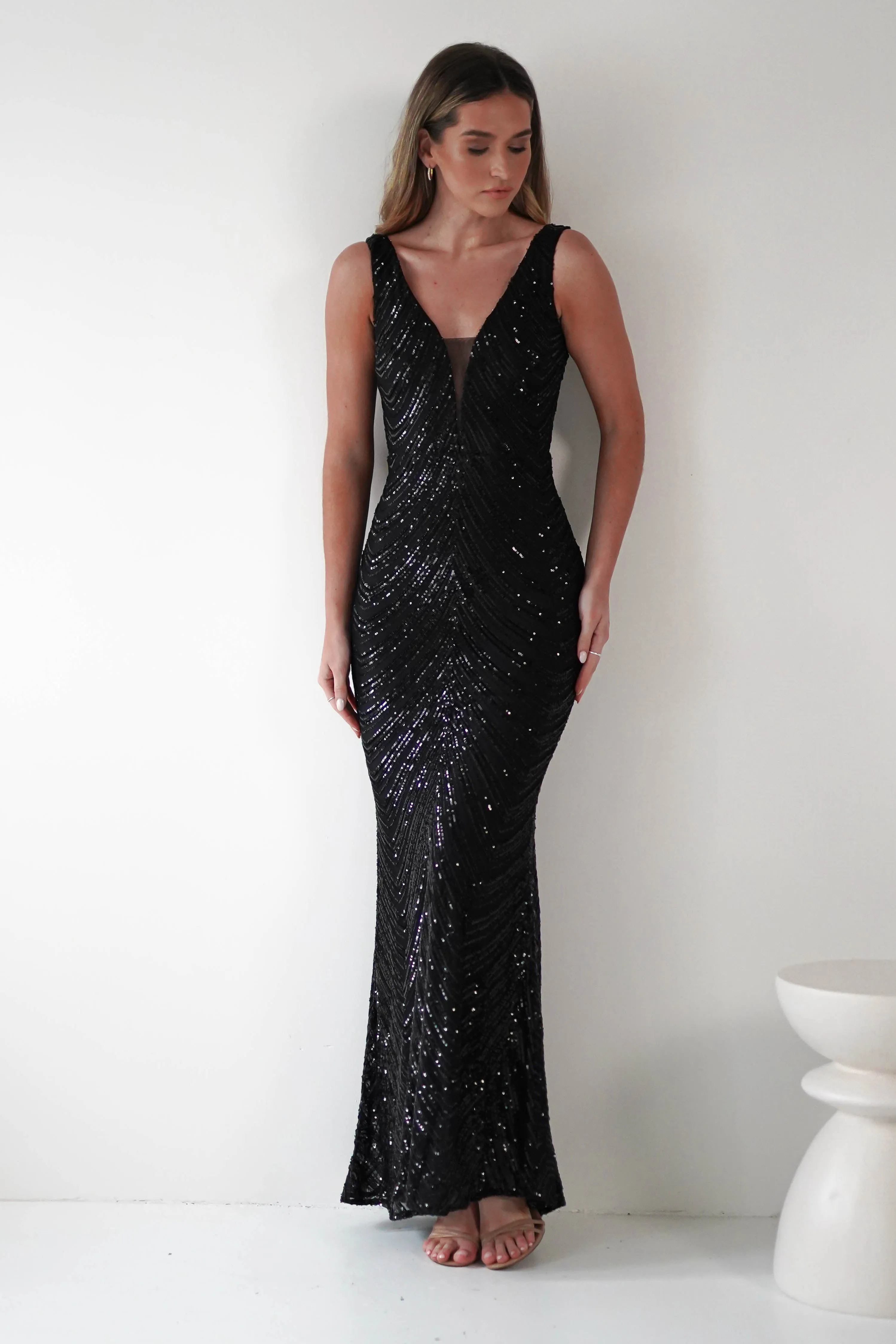 Julietta Sequin Bodycon Maxi Dress  dress,evening dress,graduation dress,party dress,birthday dress,beautiful dress,dress,summer dress,beautiful dressBlack