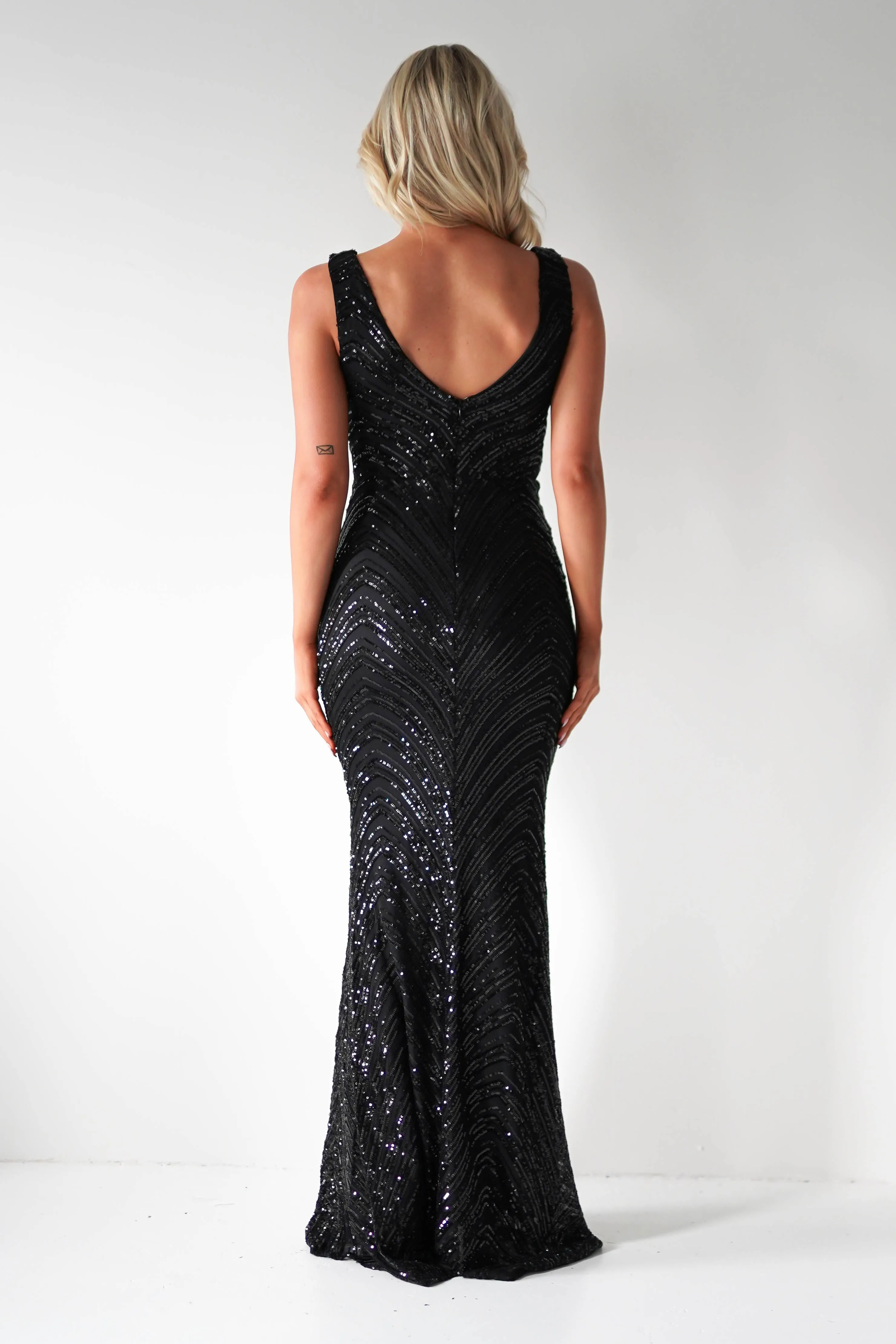 Julietta Sequin Bodycon Maxi Dress  dress,evening dress,graduation dress,party dress,birthday dress,beautiful dress,dress,summer dress,beautiful dressBlack