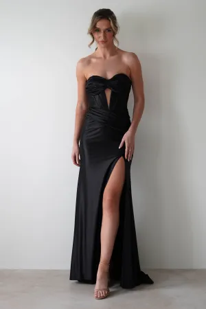 Karra Bodycon Strapless Gown  dress,evening dress,graduation dress,party dress,birthday dress,beautiful dress,dress,summer dress,beautiful dressBlack
