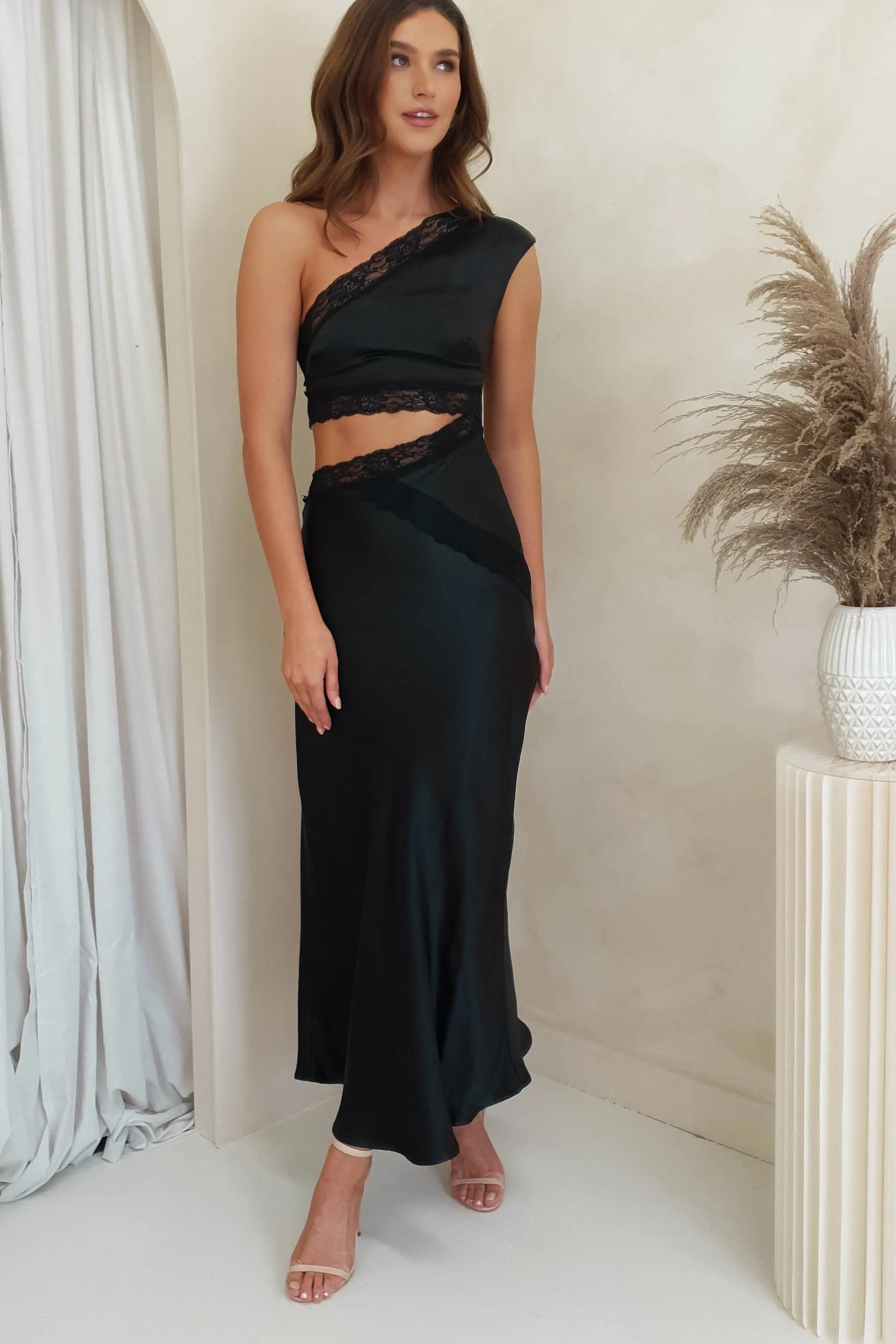 Katie Lace Cut Out Midi Dress  dress,evening dress,graduation dress,party dress,birthday dress,beautiful dress,dress,summer dress,beautiful dressBlack