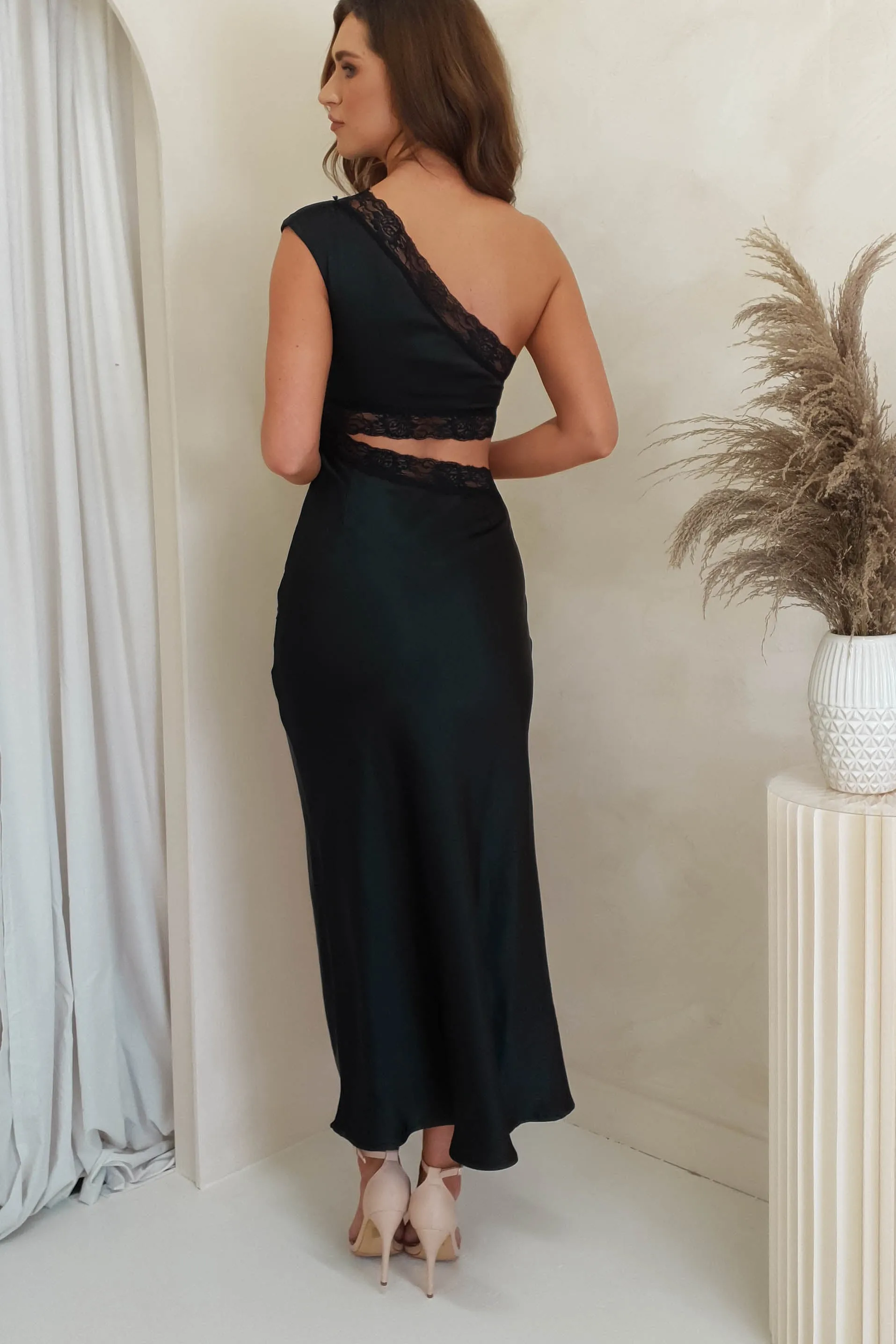 Katie Lace Cut Out Midi Dress  dress,evening dress,graduation dress,party dress,birthday dress,beautiful dress,dress,summer dress,beautiful dressBlack