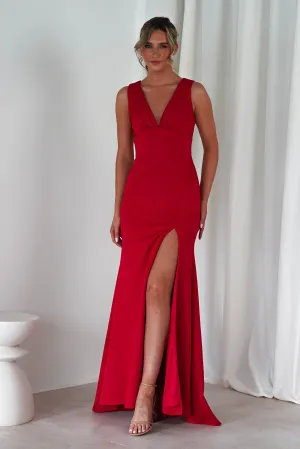 Kleo Bodycon Gown | Red