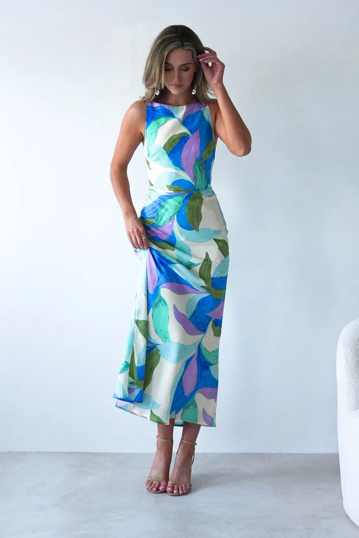 Lily Printed Maxi Dress | Mixed Print