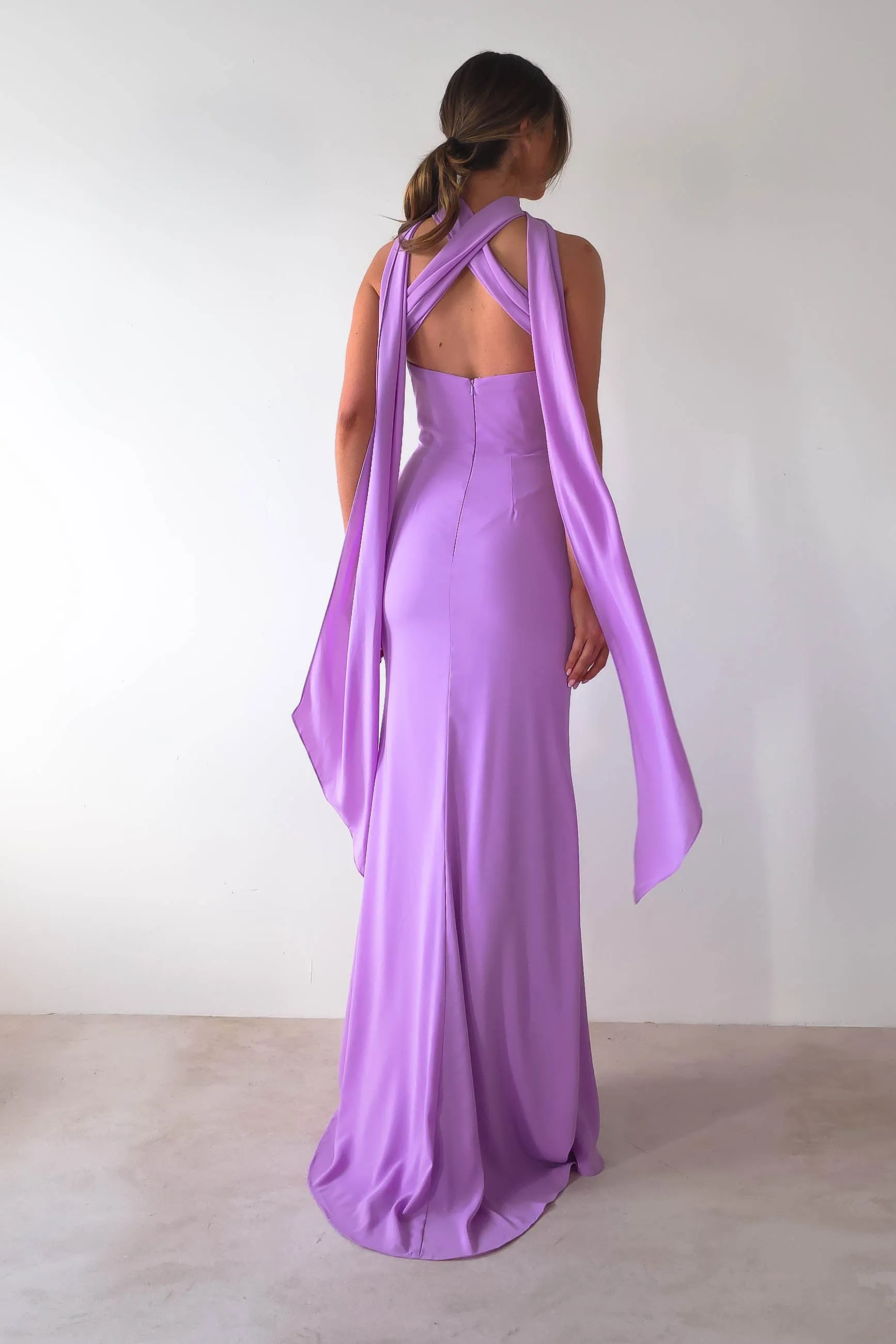 Lisa Multiway Chiffon Gown | Lilac