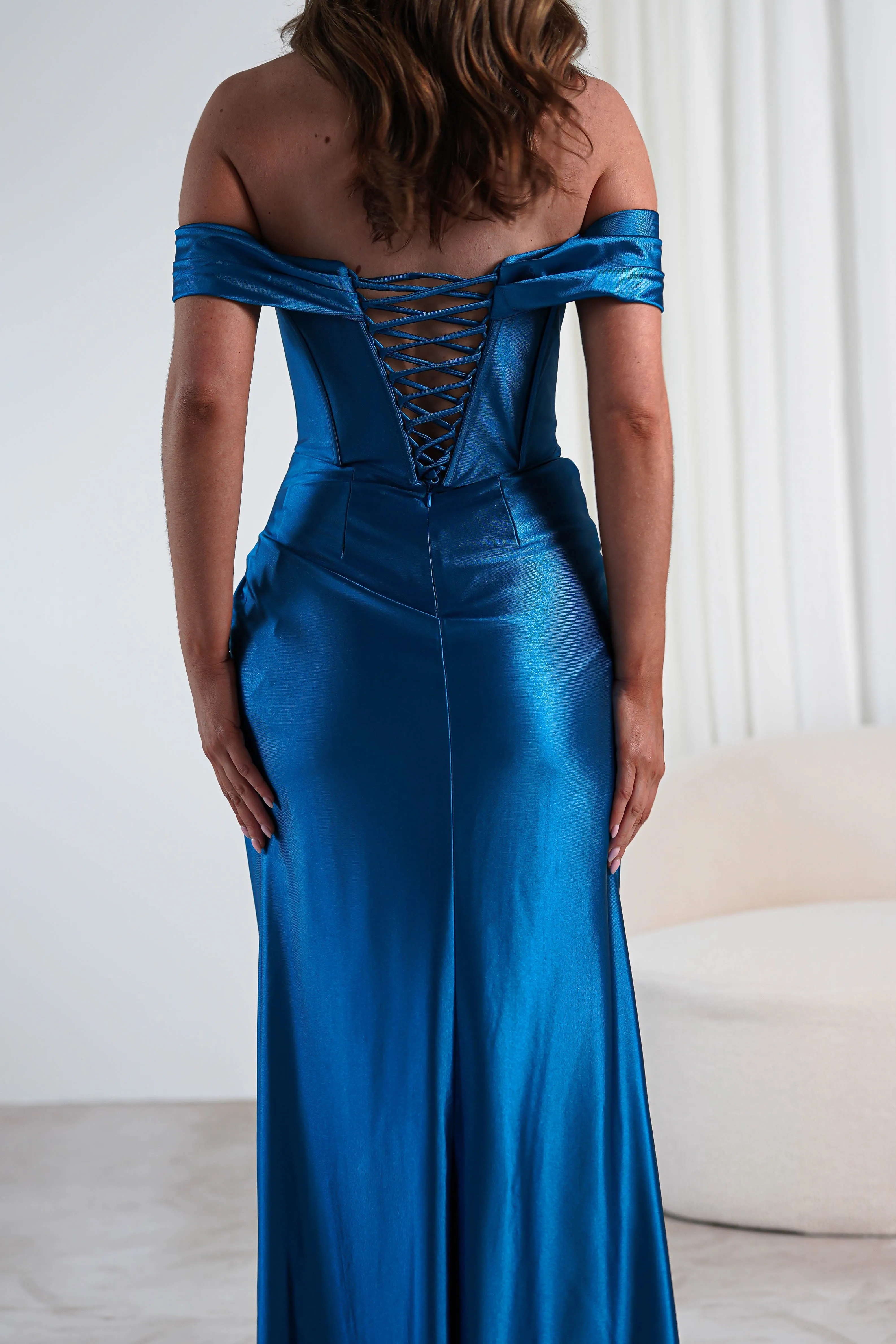 Serena Off The Shoulder Gown | Peacock
