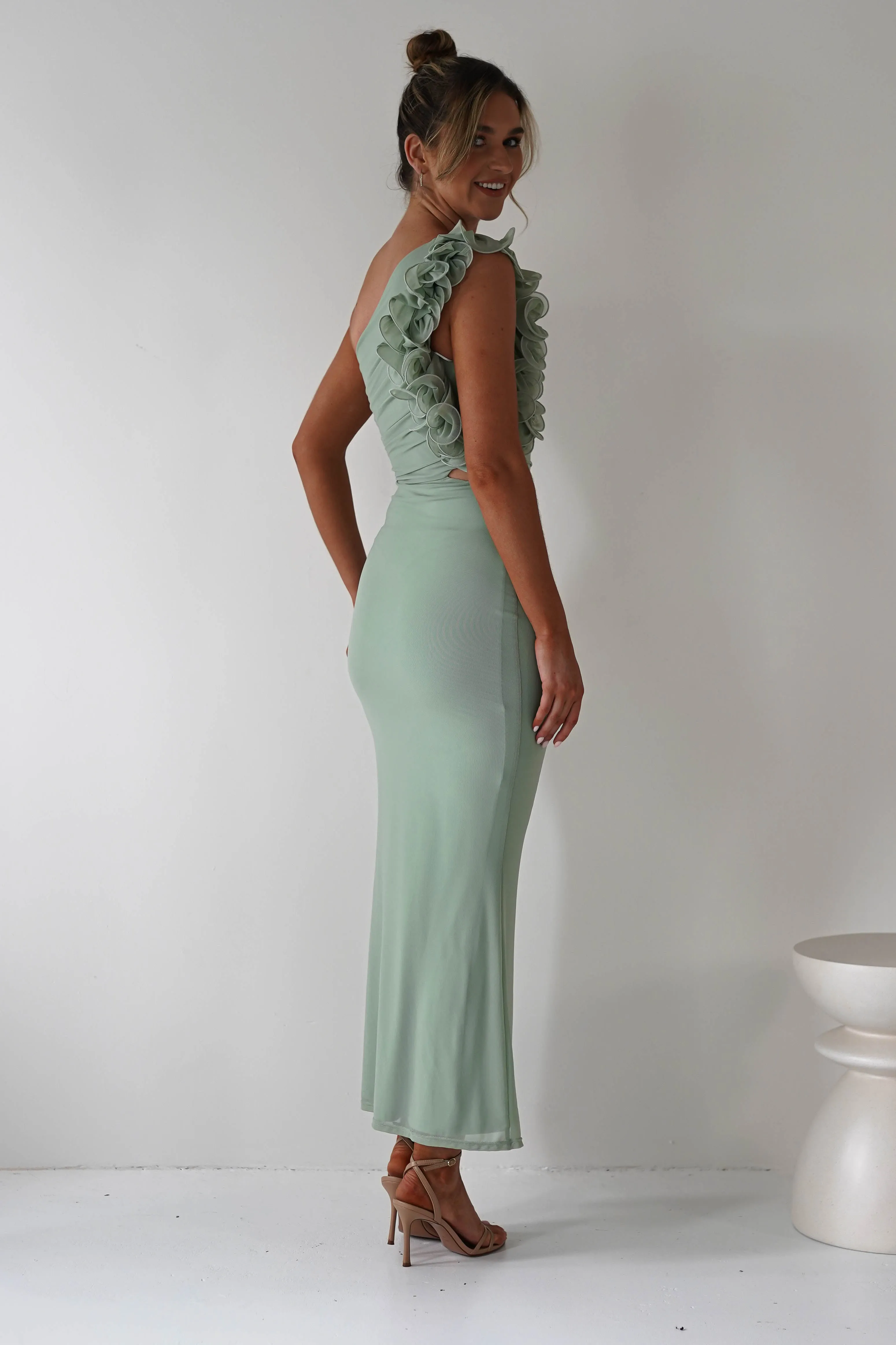 Sydney Bodycon Maxi Dress | Sage